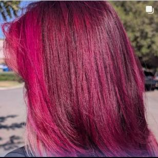 Plum Berry Velvet Balayage
